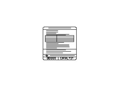 Nissan 14805-9DJ0A Label-Emission Control Information