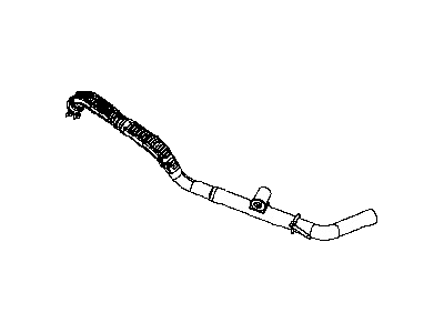 Nissan 20050-1PD0A Exhaust Tube Assembly, Rear