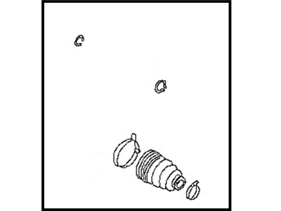 Nissan C9741-7S000 Repair Kit - Dust Boot, Inner