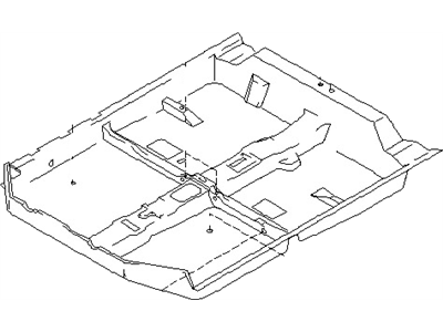 Nissan 74902-F4300 Carpet Assy-Floor