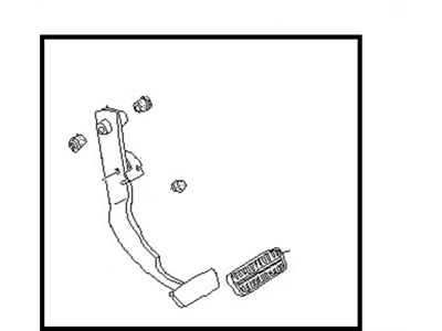 1980 Nissan Datsun 810 Brake Pedal - 46520-W2100