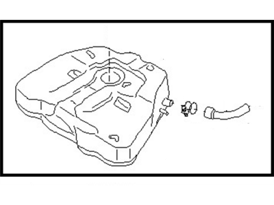 2006 Nissan Maxima Fuel Tank - 17202-7Y000