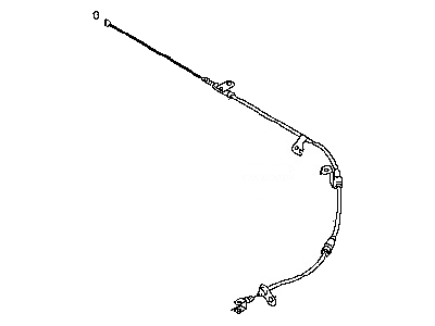 Nissan 36531-6CA0A Cable-Brake Rear LH