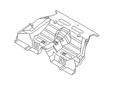 1991 Nissan 300ZX Floor Pan - 74512-30P00