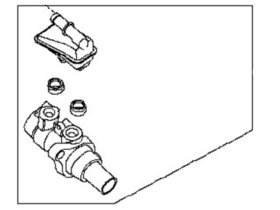 2016 Nissan Murano Brake Master Cylinder - 46010-5AF0A