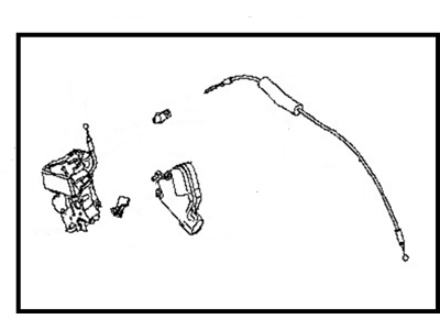 2020 Nissan Leaf Door Lock Actuator - 80500-4NP0A