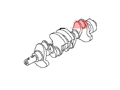 2014 Nissan Rogue Crankshaft - 12201-3TA1A