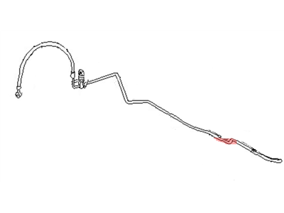 Nissan 49713-73A00 Hose Assy-Power Steering