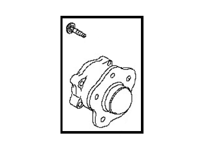 Nissan Murano Wheel Bearing - 43202-1AA0B