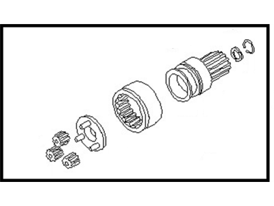 Nissan Pathfinder Starter Drive Gear - 23312-4P100