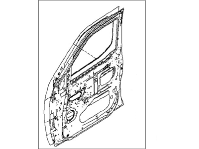 Nissan 80101-9JH0A Door Front LH