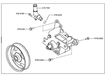 Nissan 49110-ZX70A Pump Power Steering