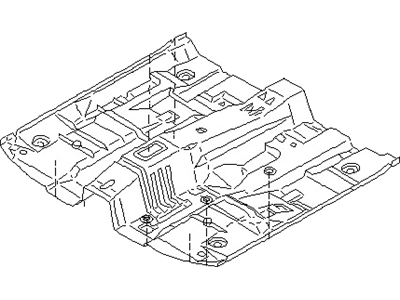 2000 Nissan Sentra Floor Pan - 74312-5M030