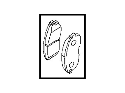 Nissan D1060-9DJ0A Disc Brake Pad Kit