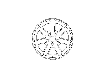 Nissan 40300-40P26 Aluminum Wheel LH