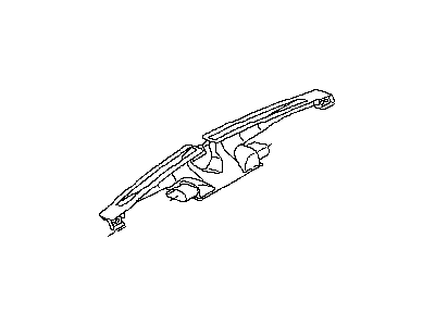 Nissan 27800-1KE0A Nozzle-DEFROSTER