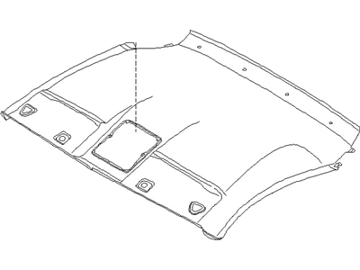 Nissan 73910-EV20A Headlining Assy