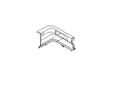 Nissan 76920-30P01 Finisher Assy-Luggage Side,Lower LH