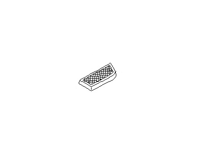 Nissan 28174-30P12 Grille-Rear Speaker,RH