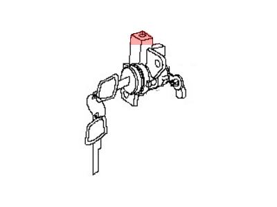 Nissan H0601-JF10A Cylinder Set-Door Lock,LH