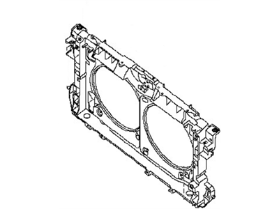 Nissan 62500-JA000 Support Assy-Radiator Core