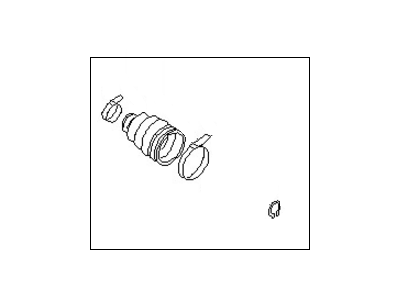 Nissan 39741-8J125 Repair Kit-Dust B00T,Inner