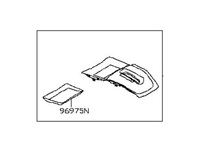 Nissan 96941-5HK2A Finisher-A/T Indicator,Console