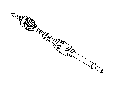 Nissan 39100-ET80C Shaft Assembly-Front Drive RH