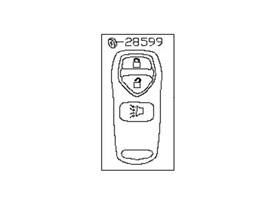 Nissan 28268-3AA0C Switch Assembly Remote