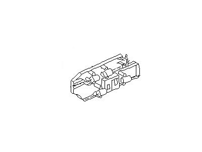 Nissan 26551-1E400 Socket & Back Cover Assembly, Passenger Side