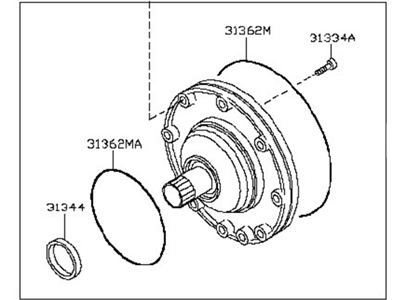 2005 Nissan Titan Oil Pump - 31340-95X02