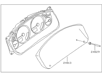 Nissan 24810-ZL25C Instrument Cluster