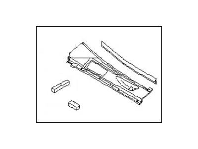 Nissan 66901-01P00 Grille COWL Top R