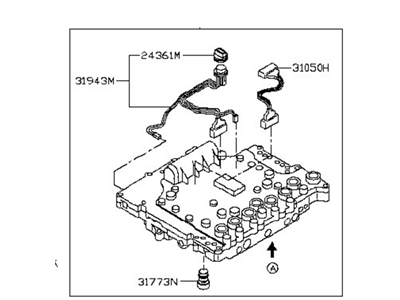 2013 Nissan NV Valve Body - 31705-62X2D