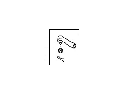 Nissan 48520-CB025 Socket Kit-Tie Rod,Outer