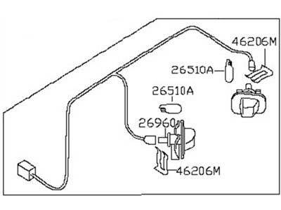 Nissan 26510-8990E Lamp Licence