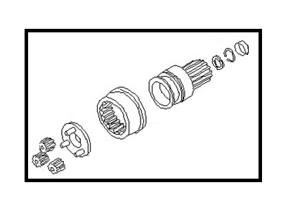 Nissan Hardbody Pickup (D21U) Starter Drive - 23354-1S710