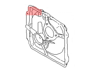 Nissan 27652-M6600 SHROUD CONDENSER