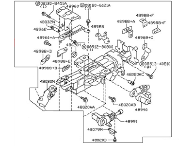 Nissan Murano Steering Column - 48810-1VA6A