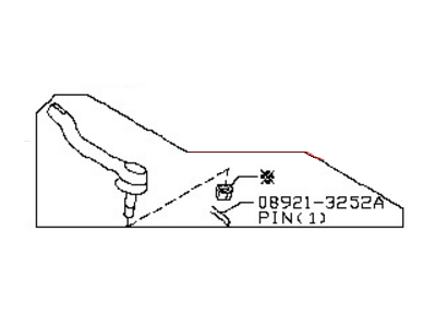 2009 Nissan Murano Tie Rod End - D8640-1AA0A