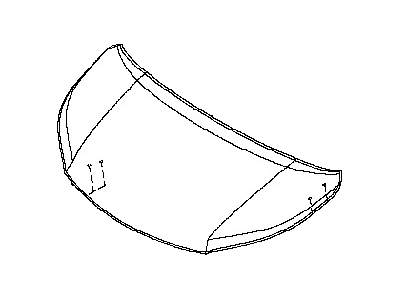 Nissan FEA00-3LNMA Hood Assembly