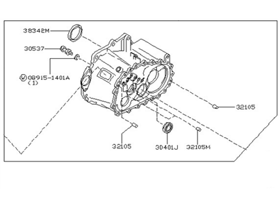 Nissan Altima Bellhousing - 30400-8H510