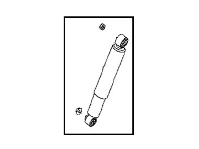 Nissan 56200-ZL02A Shock Absorber Kit-Rear,RH