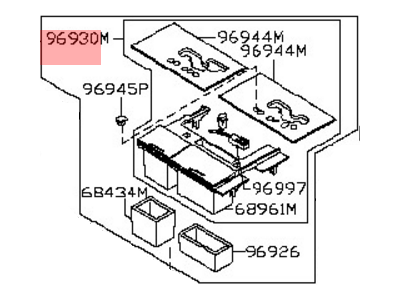 2005 Nissan Murano Shift Indicator - 96941-CB80A