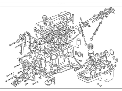 Nissan 10102-75PC0 Engine Bare