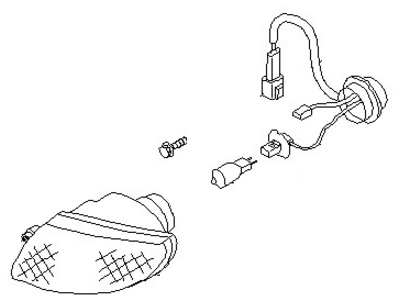 1995 Nissan Sentra Fog Light - 26159-1M325