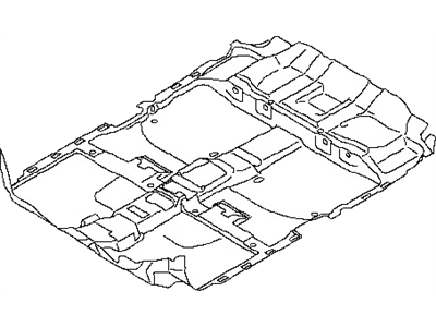 Nissan 74902-1AA0B Carpet Assy-Floor