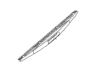 Nissan 28790-7S000 Back Window Wiper Blade Assembly