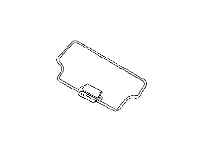 Nissan 96403-ZQ00B Driver Side Sun Visor Assembly