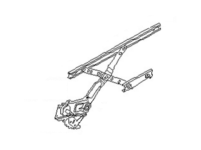 1987 Nissan 200SX Window Regulator - 80701-03F00